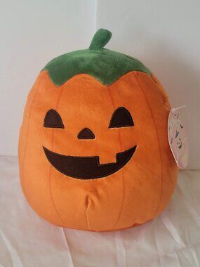 Squishmallows Kellytoy Jodie the Pumpkin 12-Inch Plush 12"